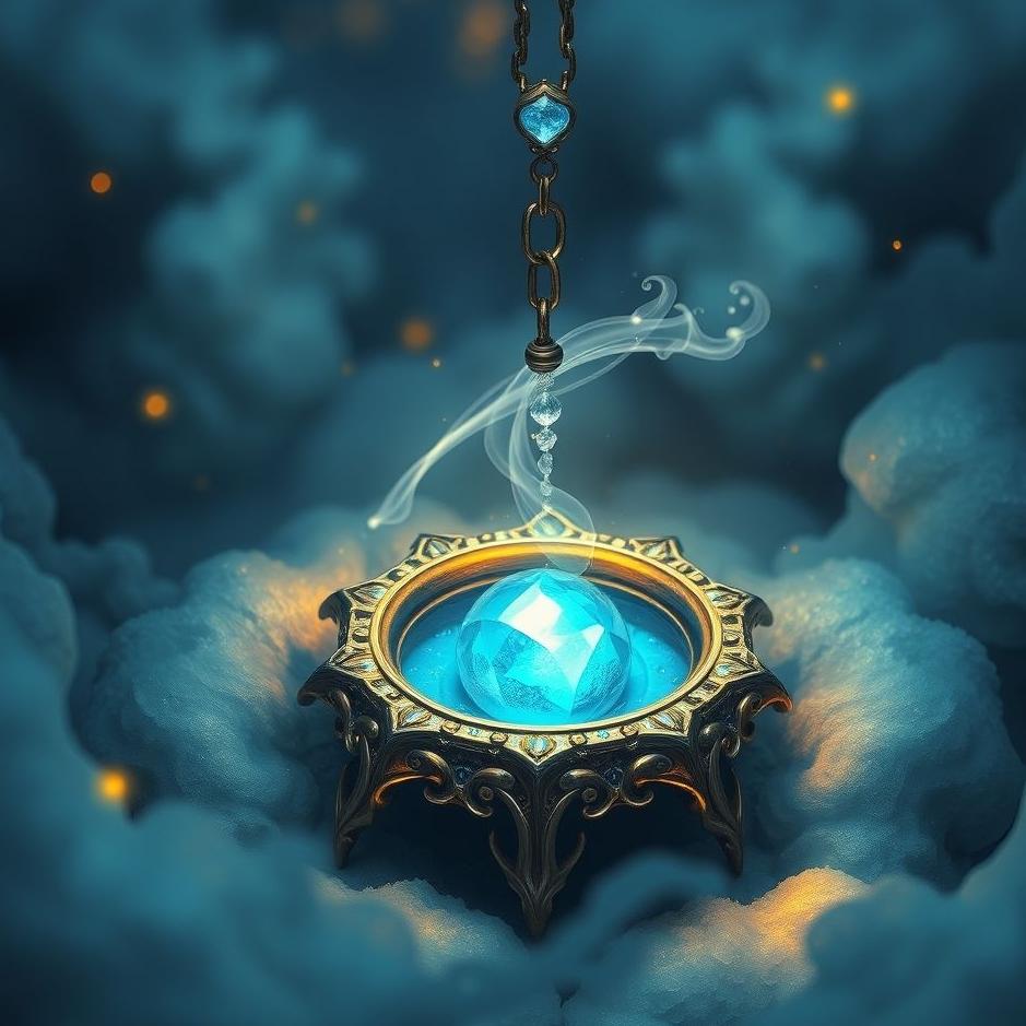 Dream : Blue amulet in a dream