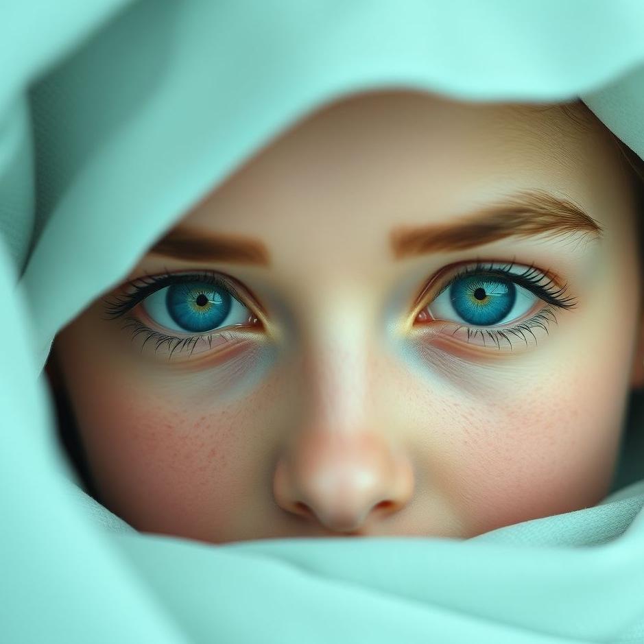 Dream : Blue and green eyes in a dream