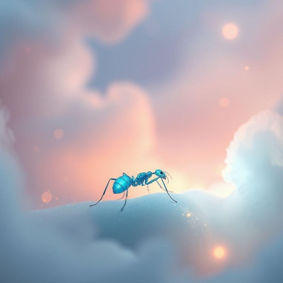 Dream : Blue ant in a dream