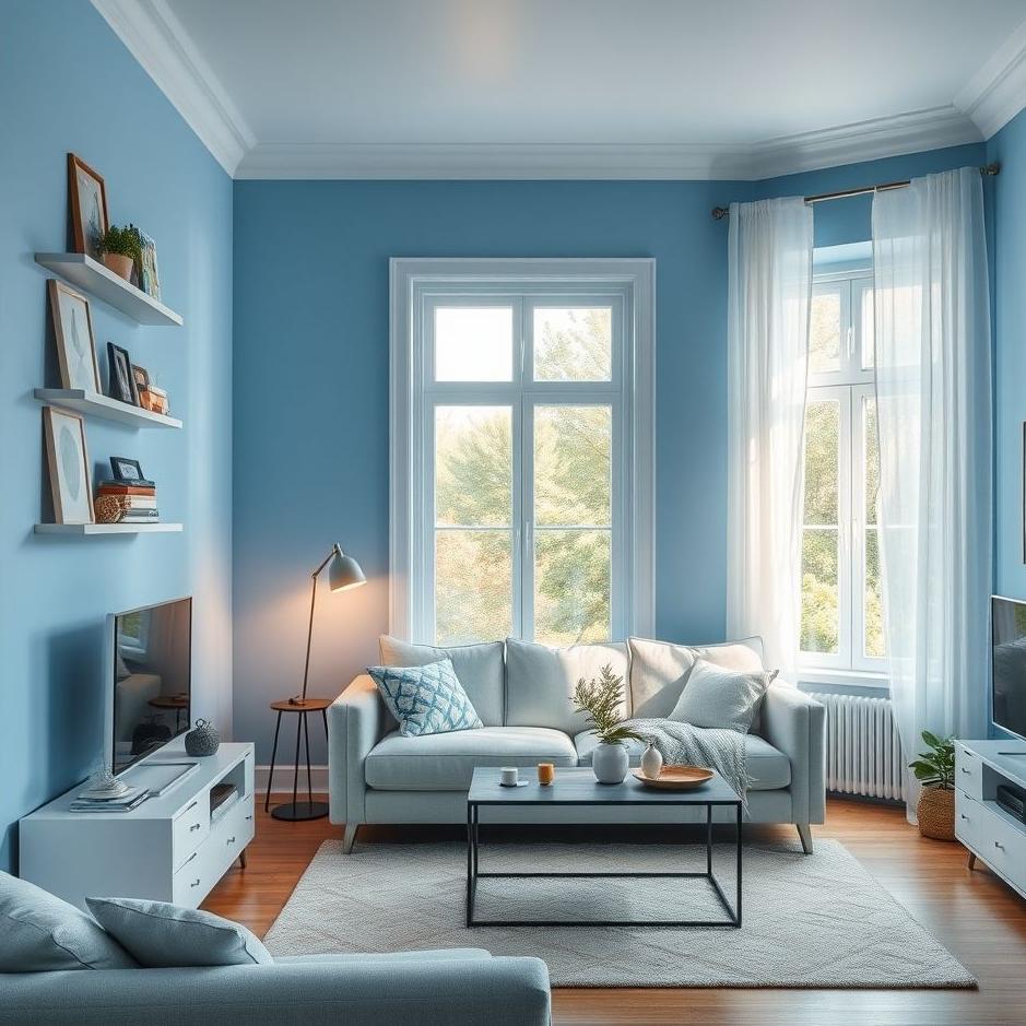 Dream : Blue apartment in a dream