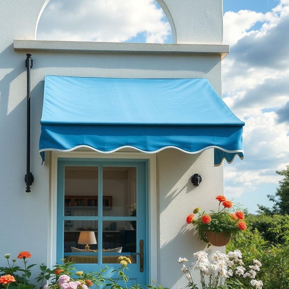 Dream : Blue awning in a dream