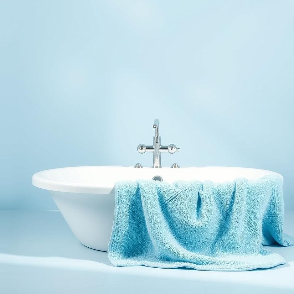 Dream : Blue bath towel in a dream