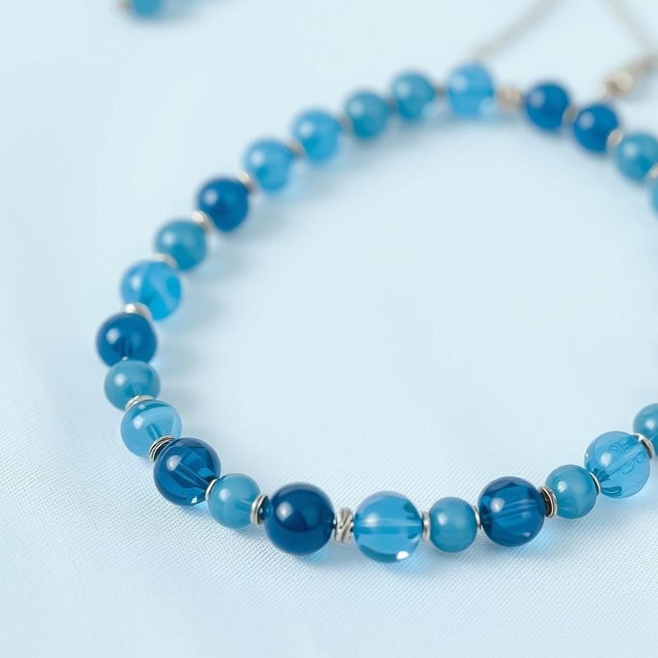 Dream : Blue beaded jewelry in a dream