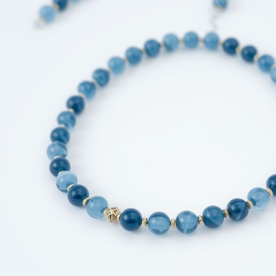 Dream : Blue beaded necklace as a gift in a dream