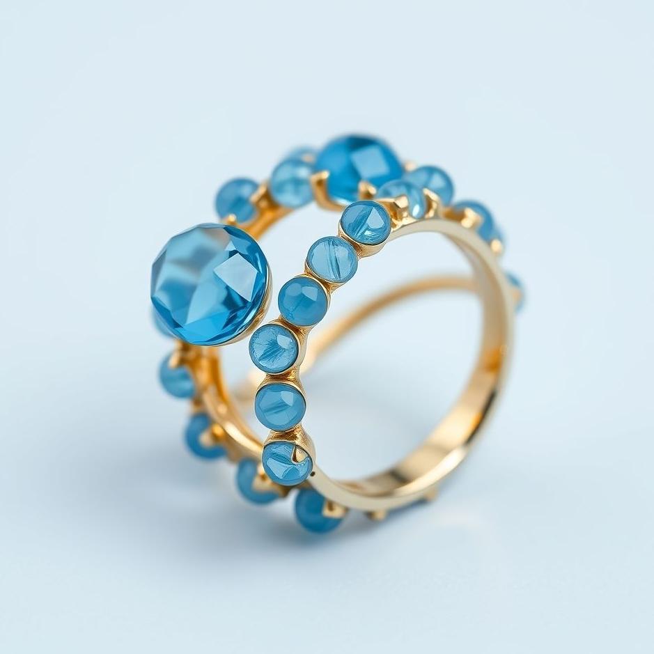 Dream : Blue beaded ring in a dream