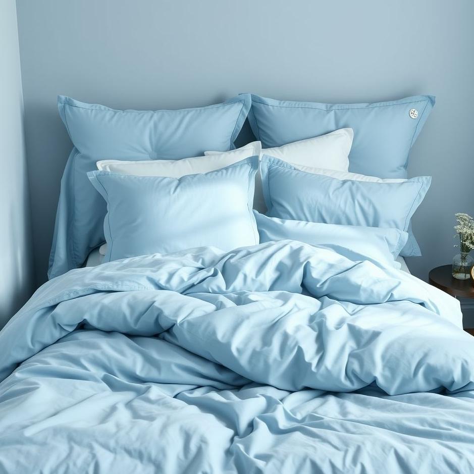 Dream : Blue bedding in a dream