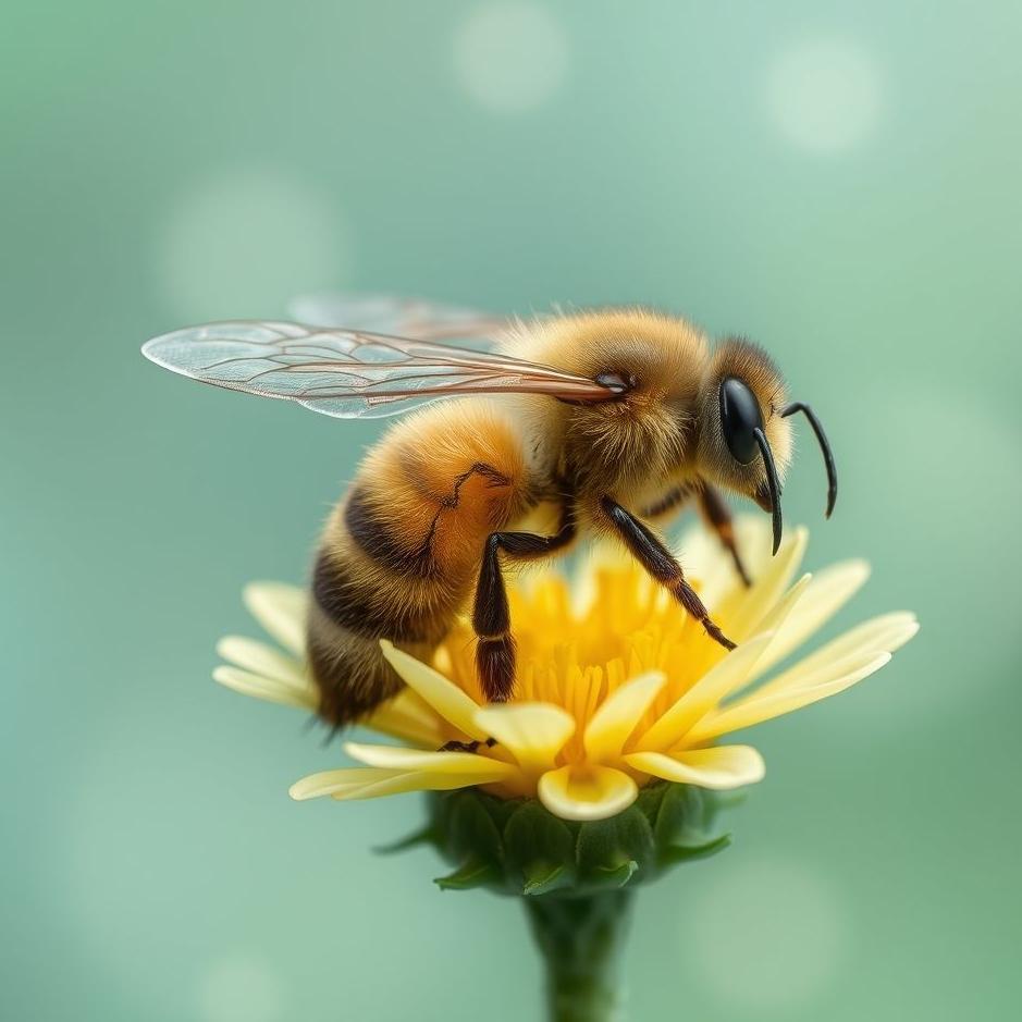 Dream : Blue bee in a dream