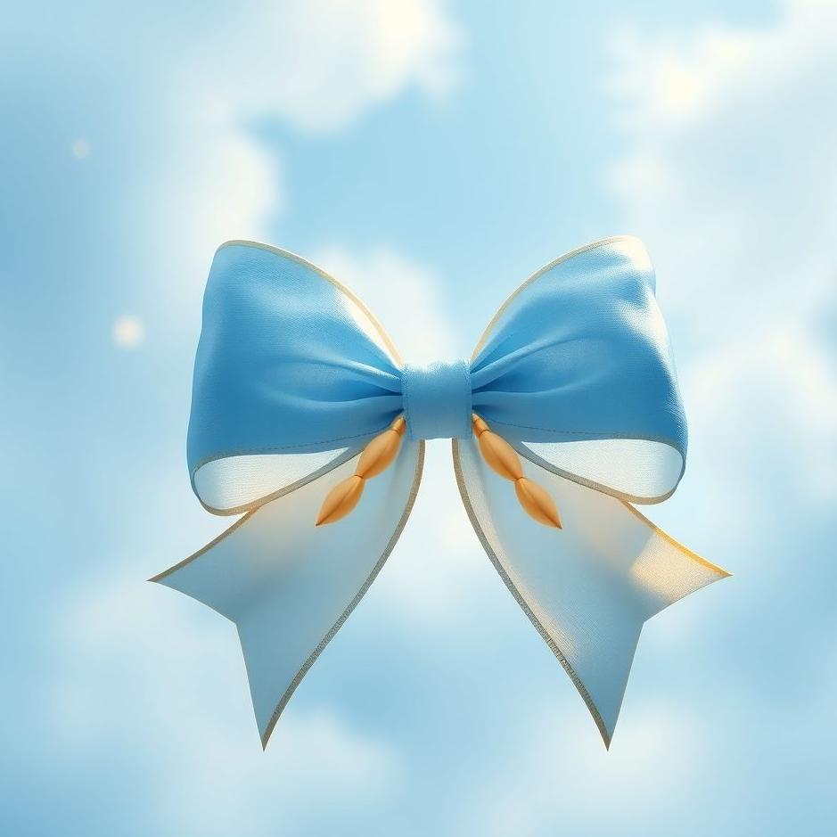 Dream : Blue bow in a dream