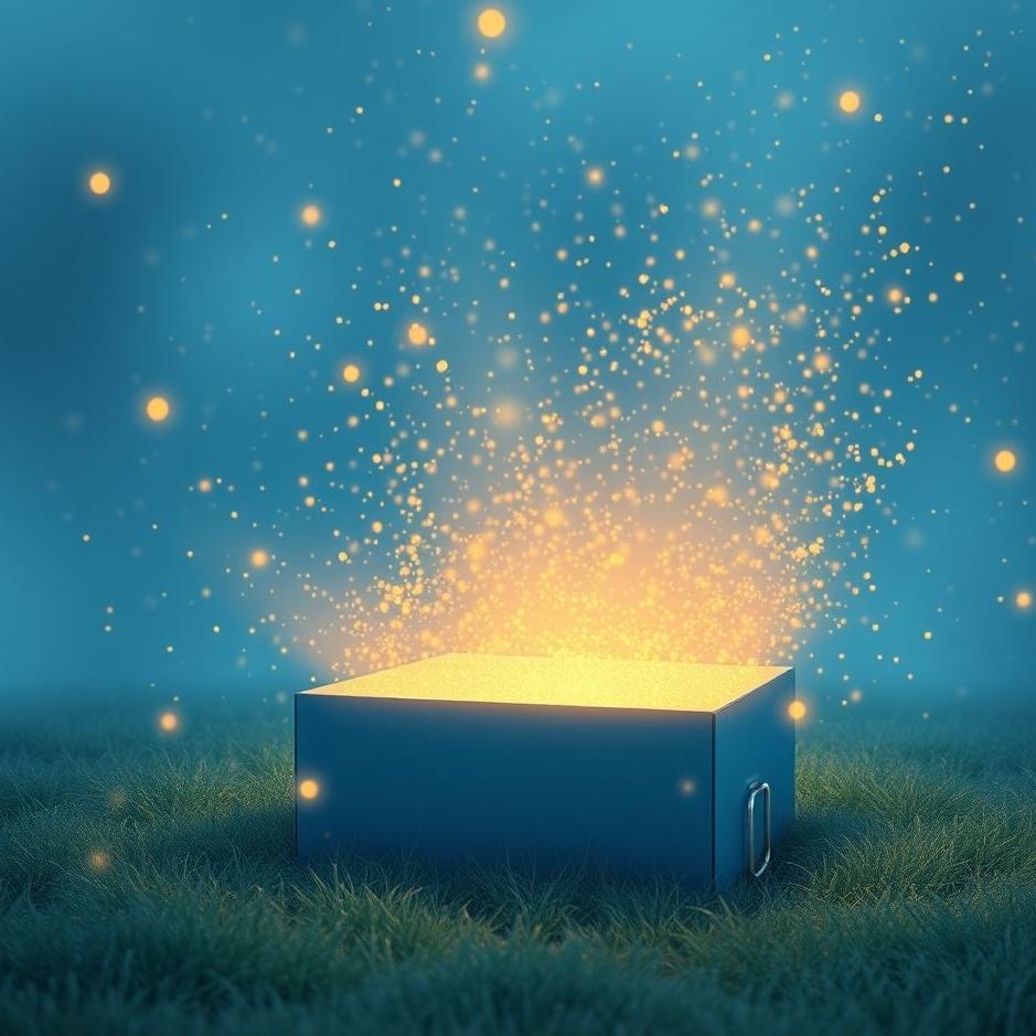 Dream : Blue box in a dream