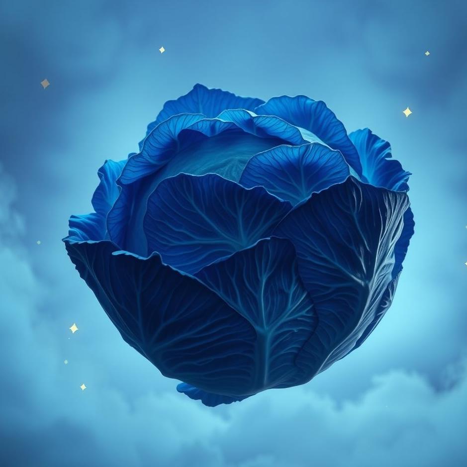 Dream : Blue cabbage in a dream