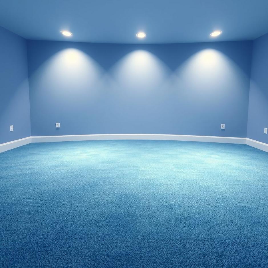 Dream : Blue carpet cleaning in a dream