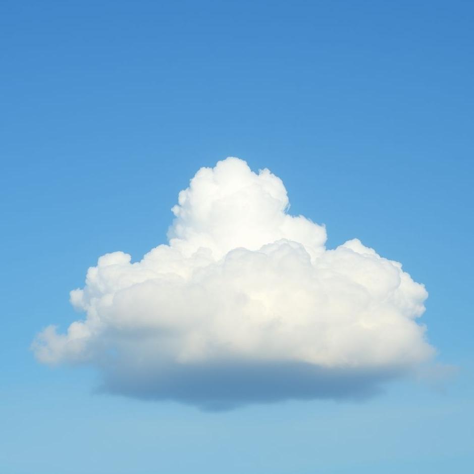 Dream : Blue cloud in a dream