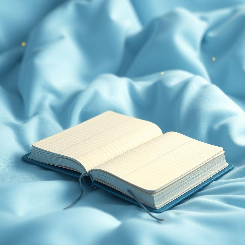 Dream : Blue-covered notebook in a dream