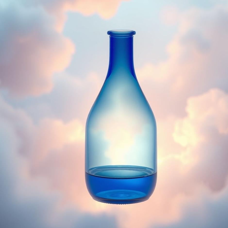 Dream : Blue demijohn in a dream