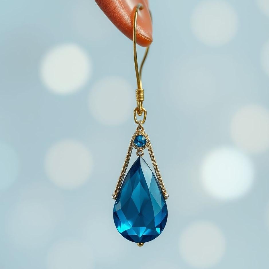 Dream : Blue earring as a gift in a dream