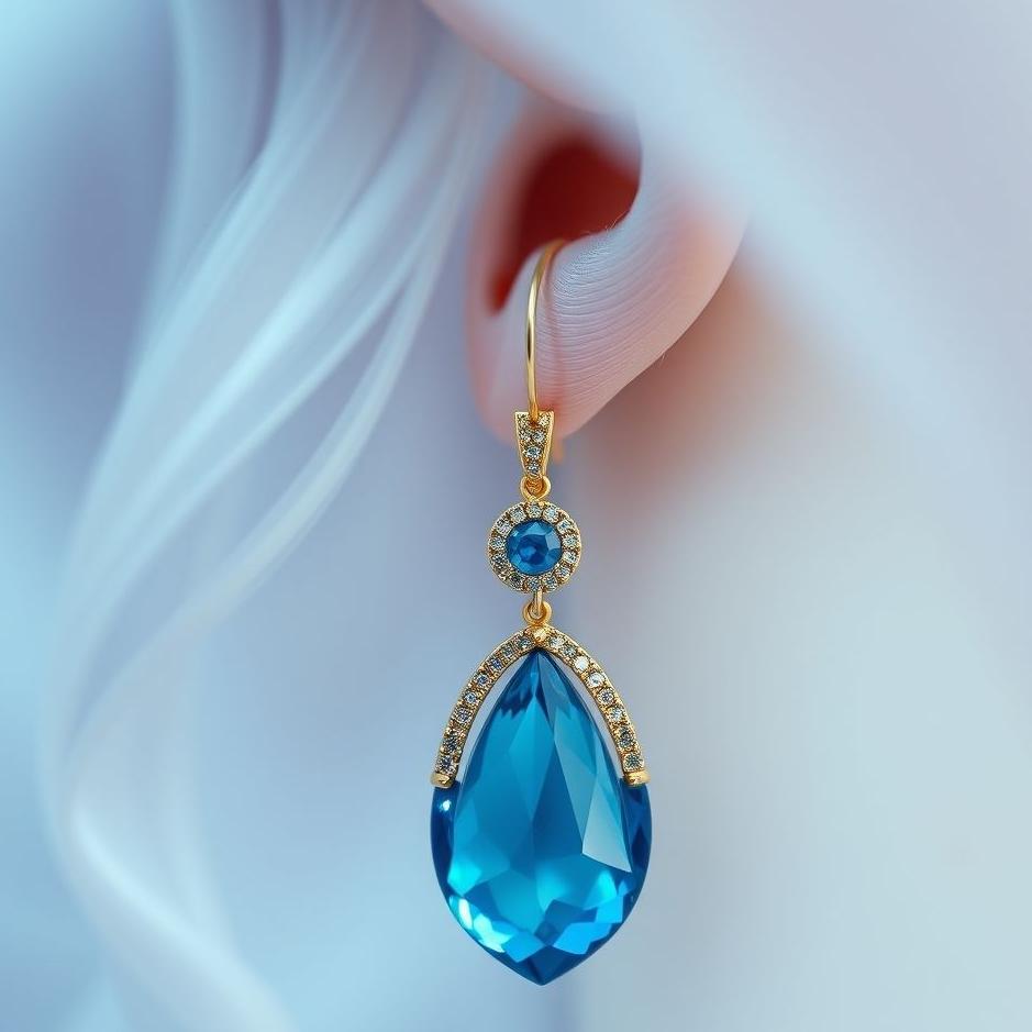 Dream : Blue earring in a dream