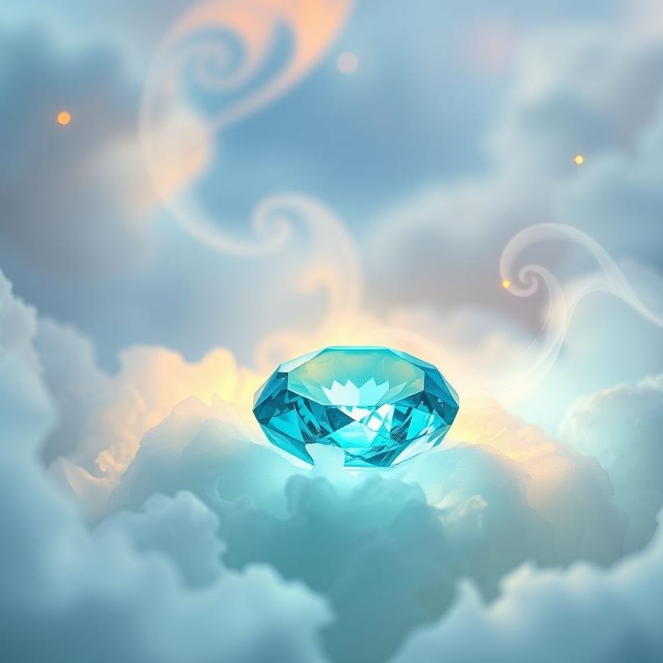Dream : Blue emerald in a dream