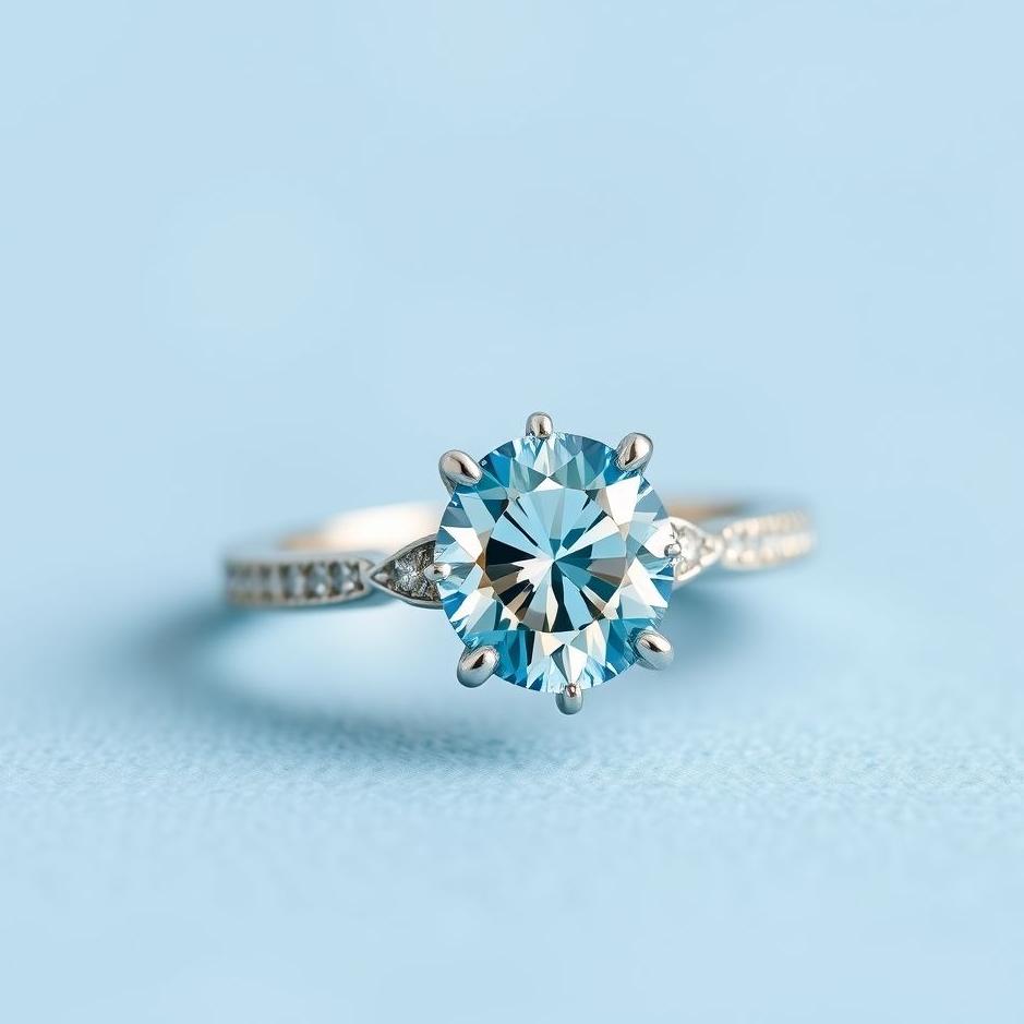 Dream : Blue engagement ring in a dream