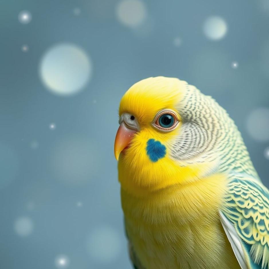 Dream : Blue-eyed budgie in a dream