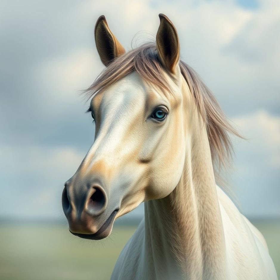 Dream : Blue-eyed horse in a dream