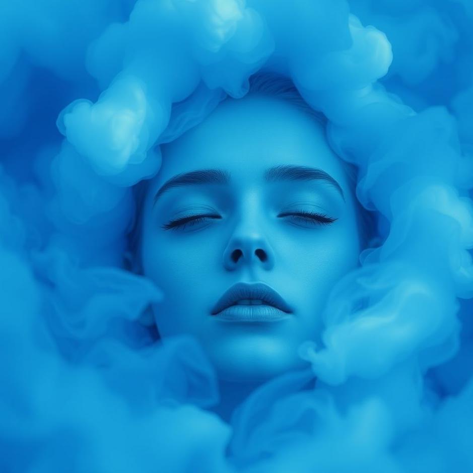 Dream : Blue face in a dream