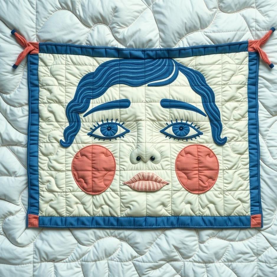 Dream : Blue-faced quilt in a dream