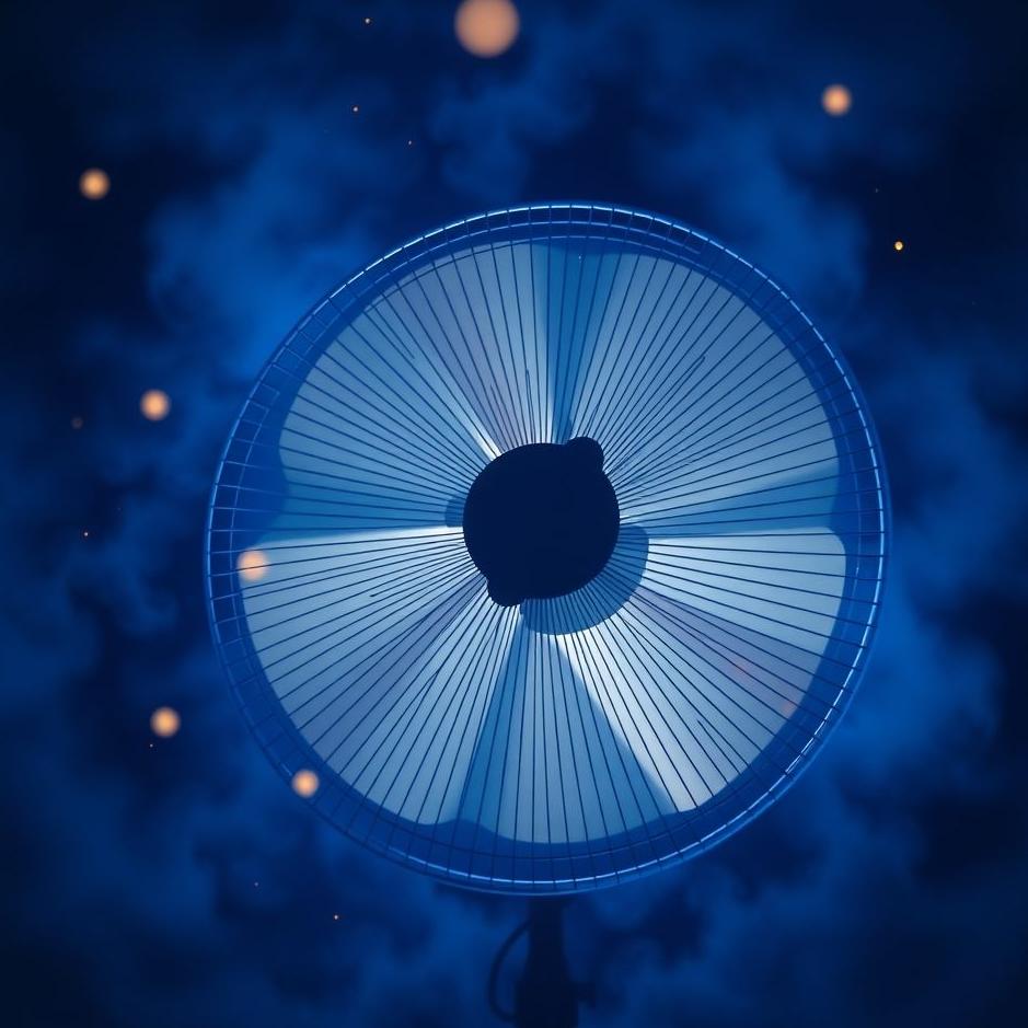 Dream : Blue fan in a dream