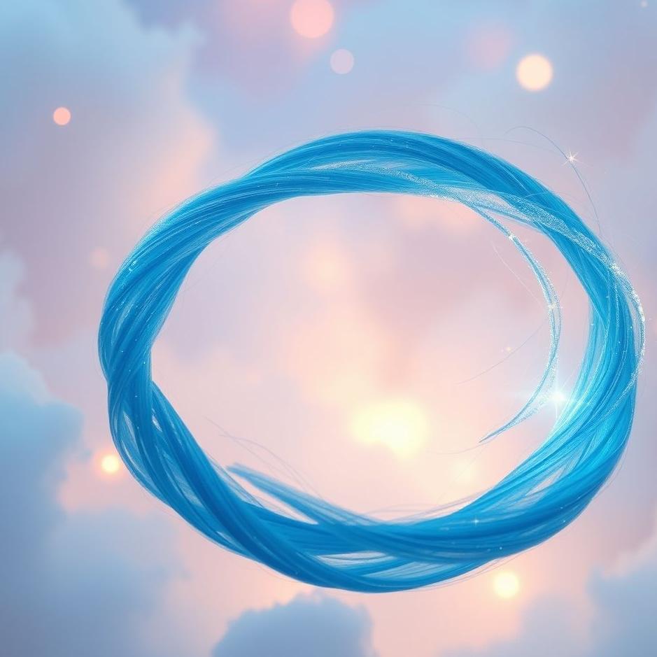 Dream : Blue fiber in a dream