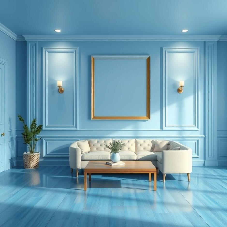 Dream : Blue flooring in a dream