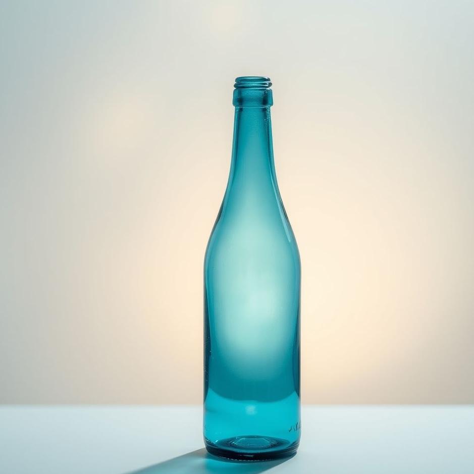 Dream : Blue glass bottle in a dream