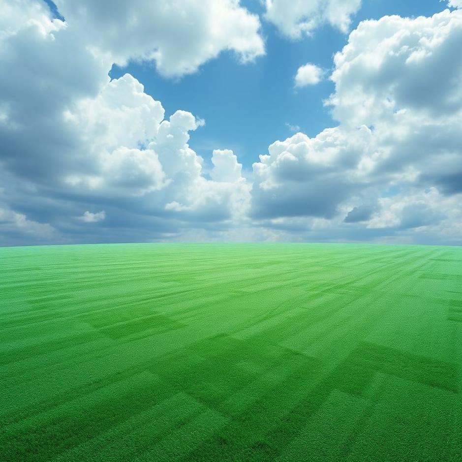 Dream : Blue green carpet in a dream