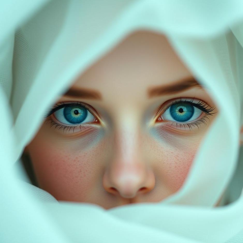 Dream : Blue green eyes in a dream