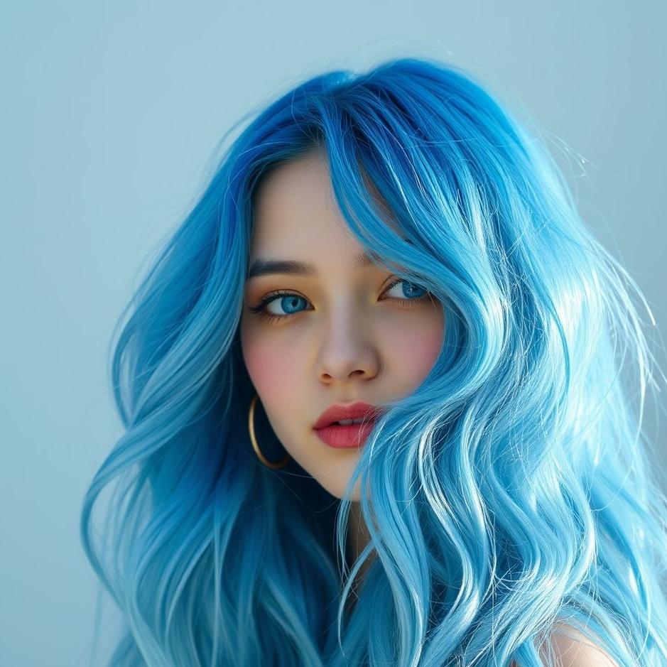 Dream : Blue hair color in a dream