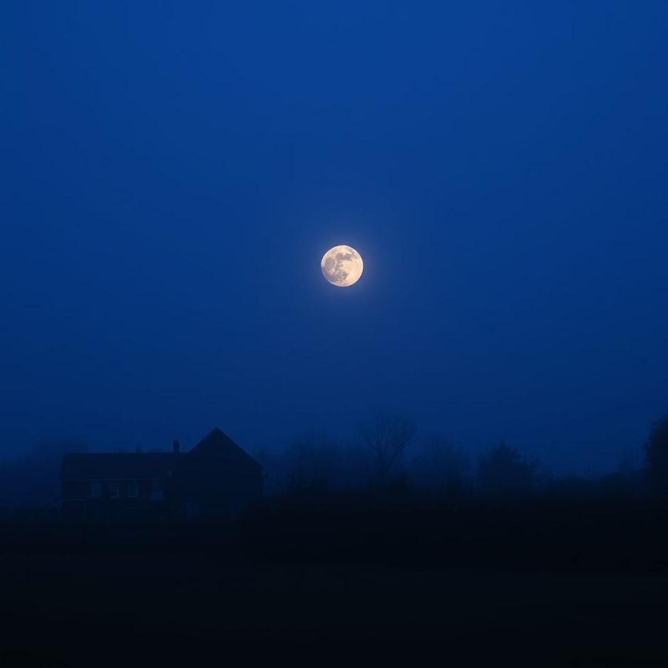 Dream : Blue hour in a dream
