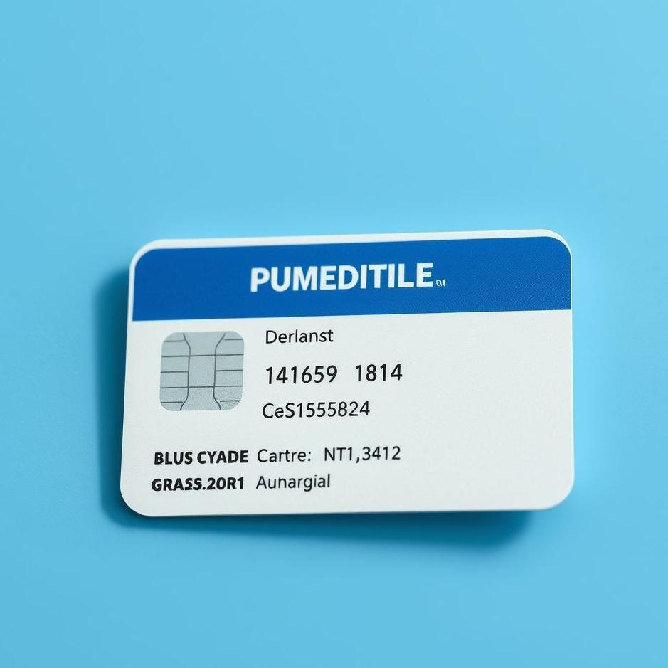 Dream : Blue identity card in a dream