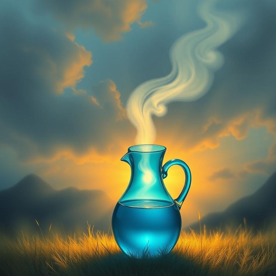 Dream : Blue jug in a dream