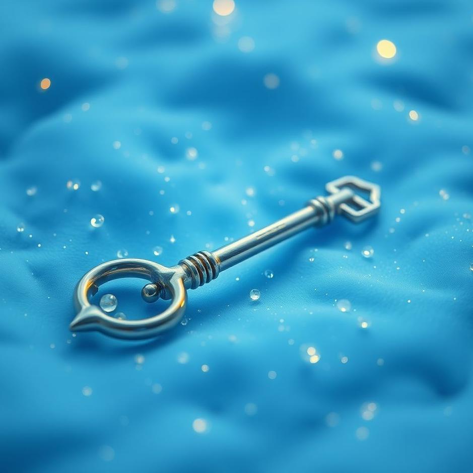Dream : Blue key in a dream