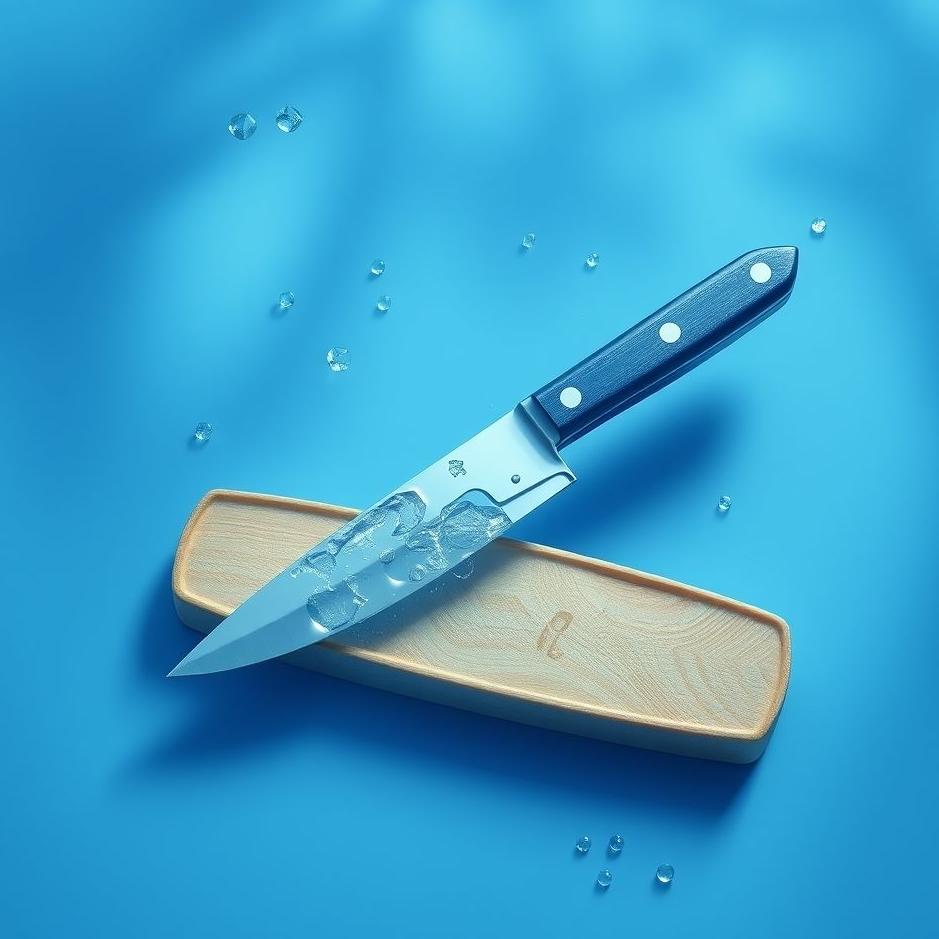 Dream : Blue knife in a dream