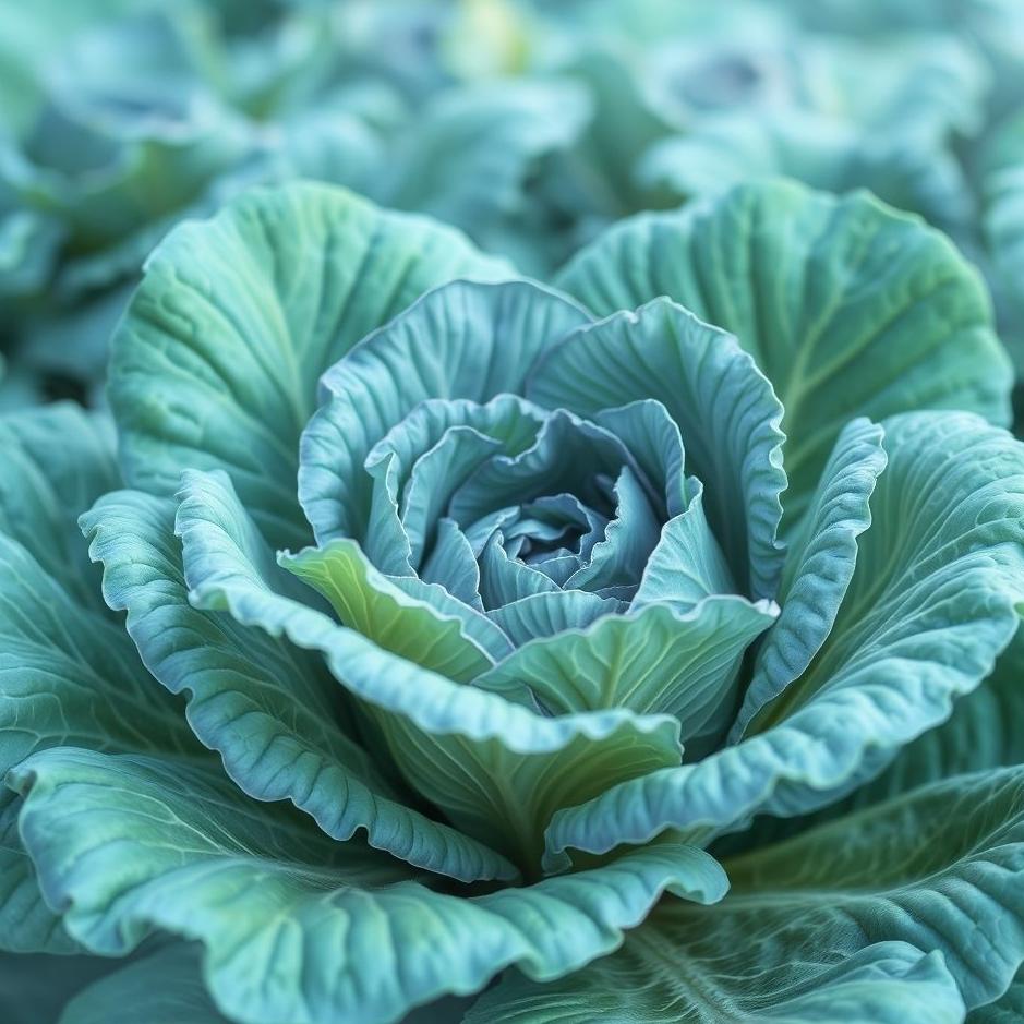 Dream : Blue lettuce in a dream
