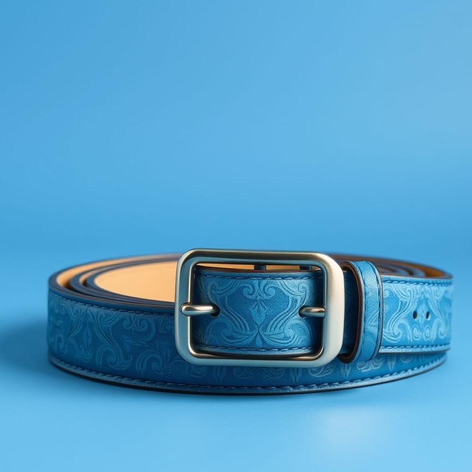 Dream : Blue men's belt in a dream