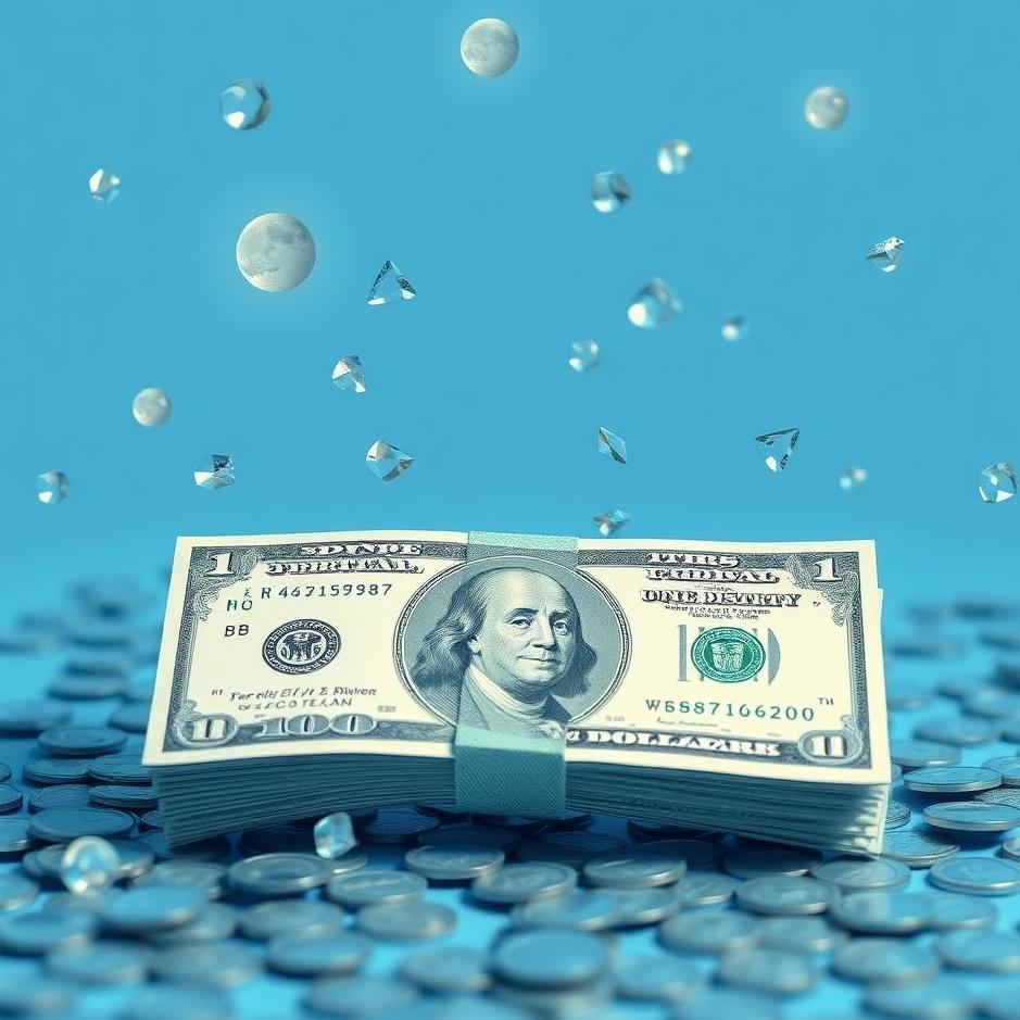 Dream : Blue money in a dream