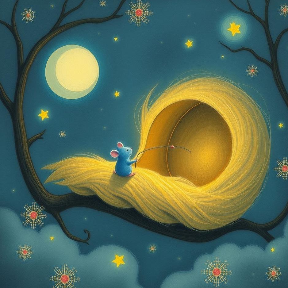 Dream : Blue mouse in a dream