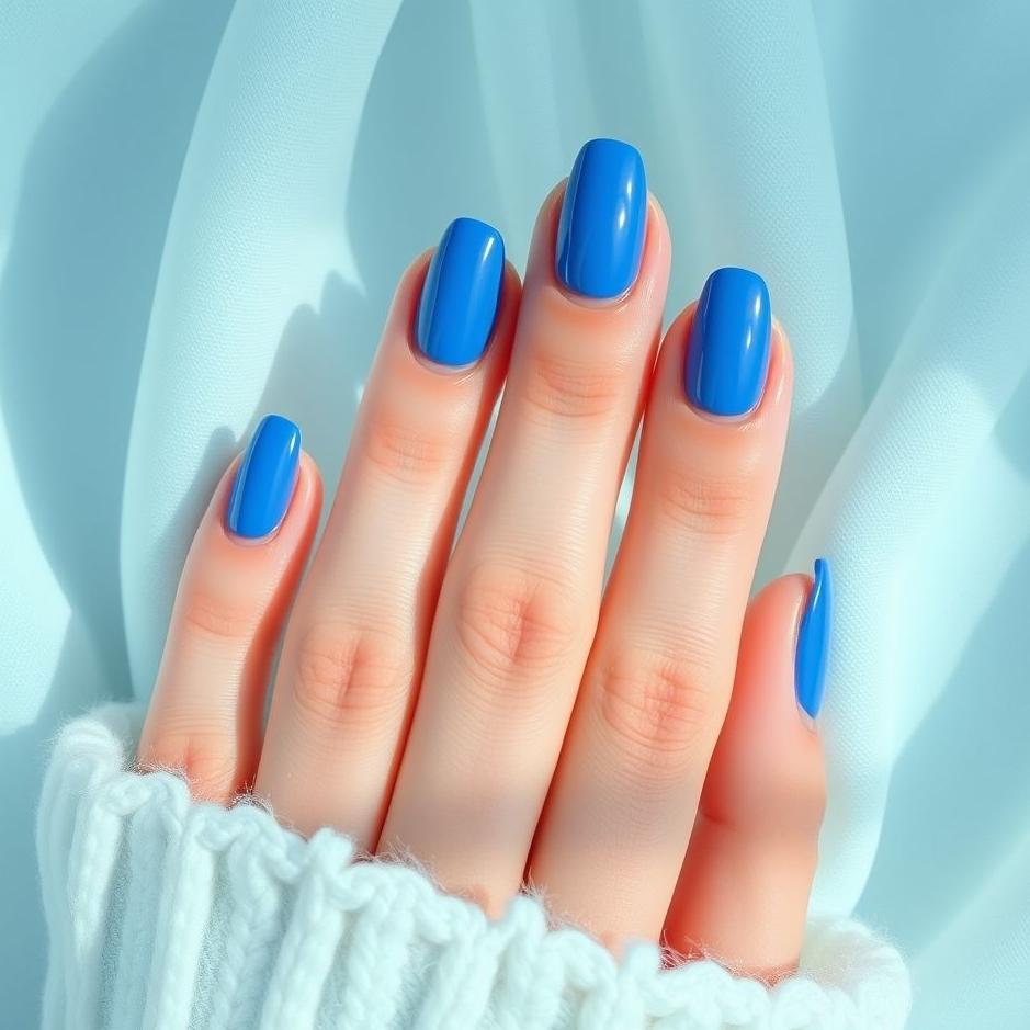 Dream : Blue nails in a dream