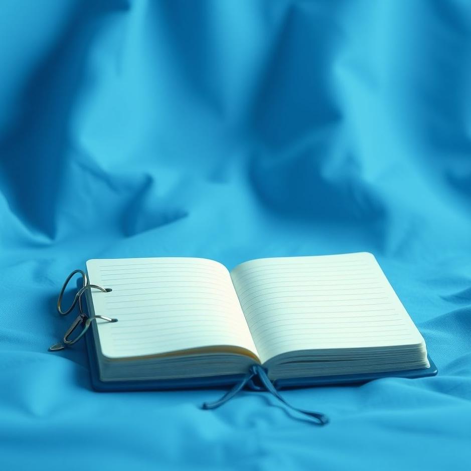 Dream : Blue notebook in a dream