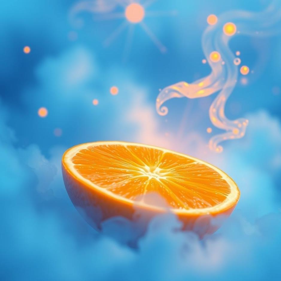 Dream : Blue orange in a dream