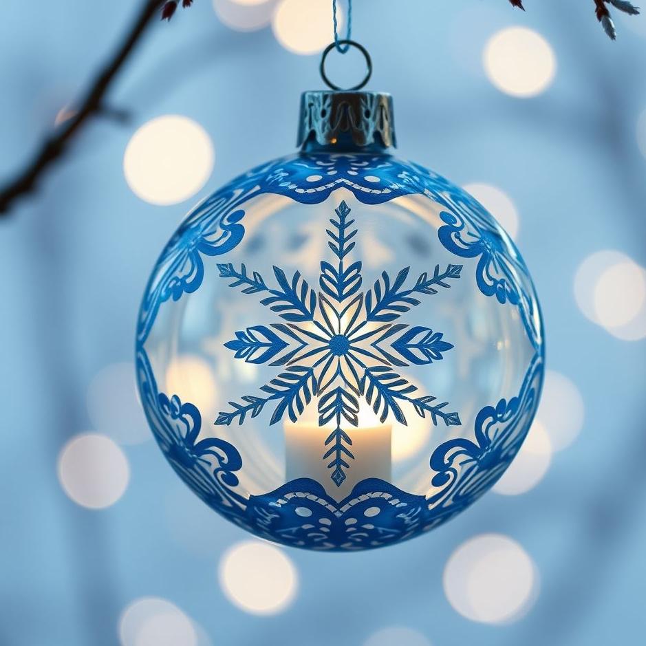 Dream : Blue ornament in a dream