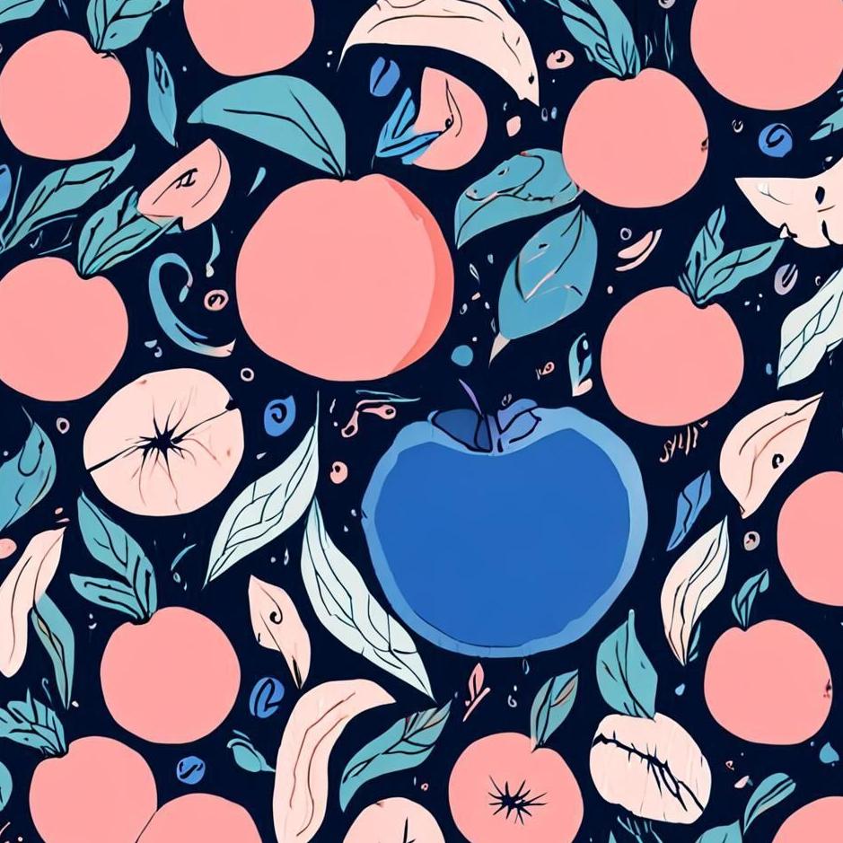 Dream : Blue peach in a dream