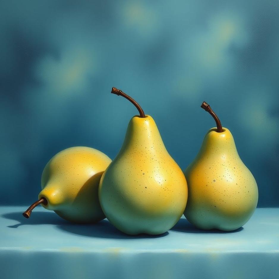 Dream : Blue pears in a dream