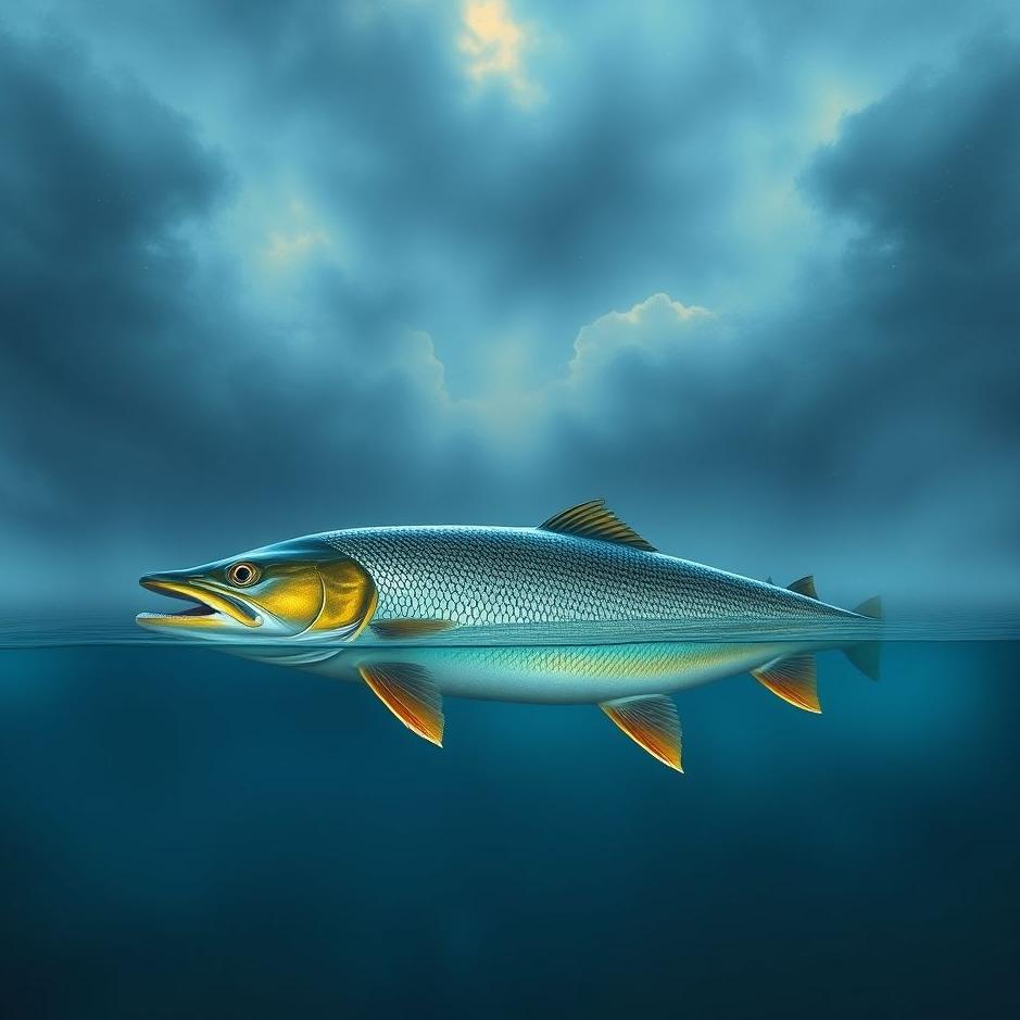 Dream : Blue pike in a dream