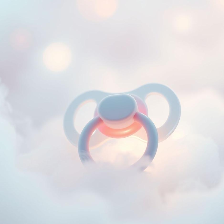 Dream : Blue pink pacifier in a dream